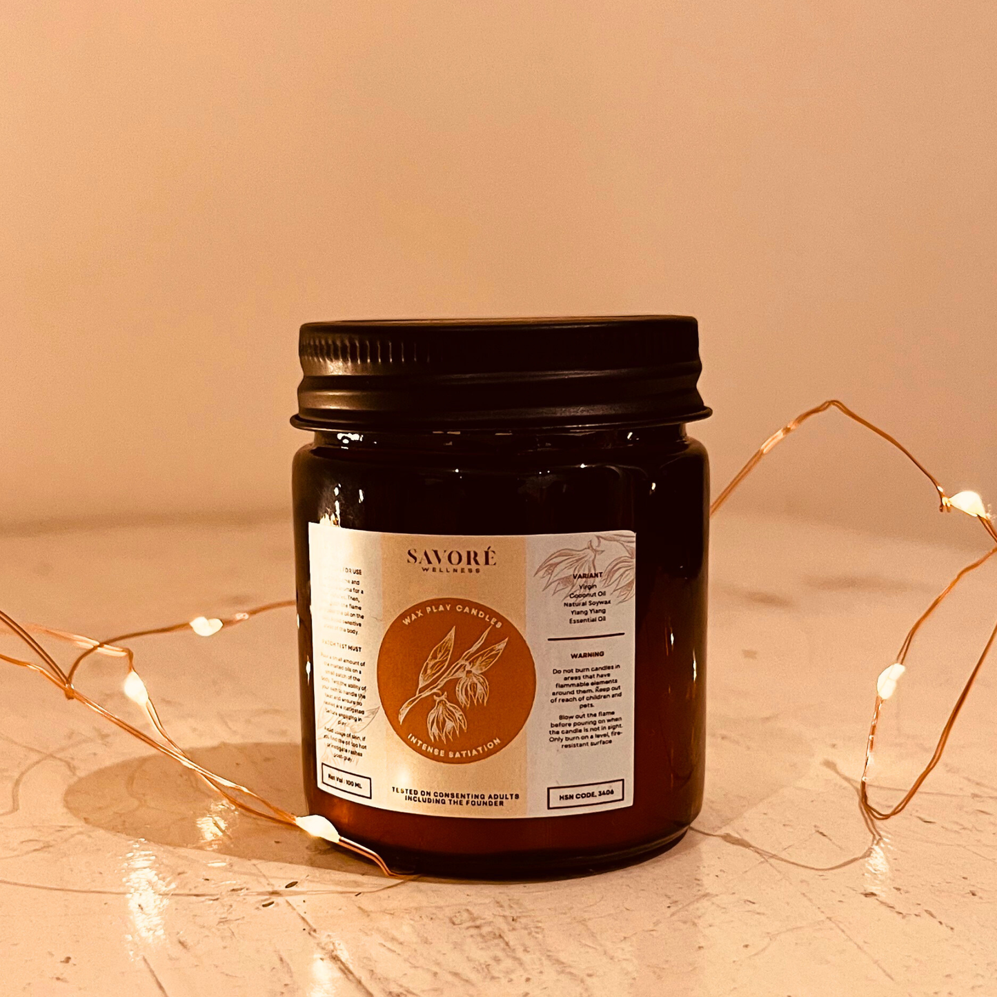 Savoré Intense Satiation Soy Wax Play Candle