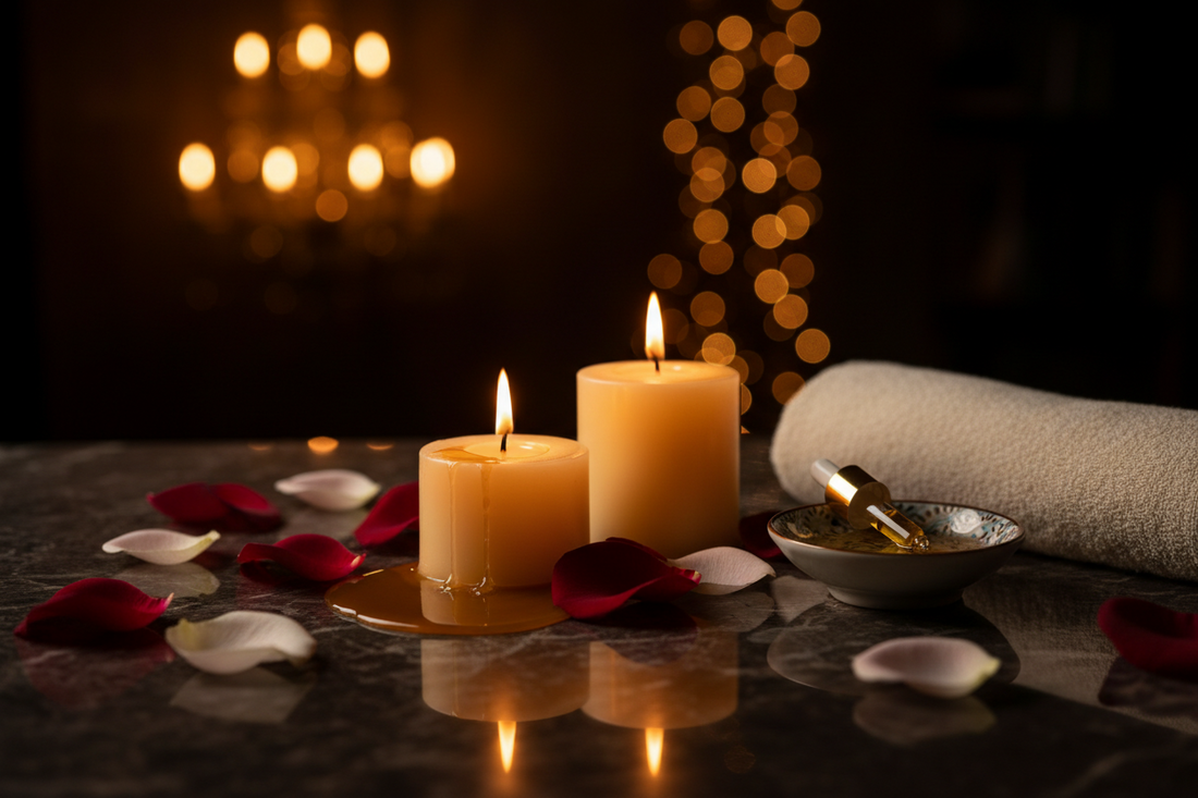 How to Set Up an Immersive, Screen-Free Date Night Using Massage Candles