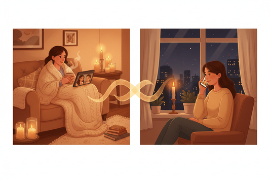 When Your Partner Is Away for Work: Long-Distance Intimacy Rituals With Candles and Voice Notes