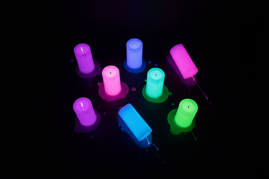 Low-Temperature Neon and Blacklight Candles: Exploring the Visuals of Shibari and Kinbaku