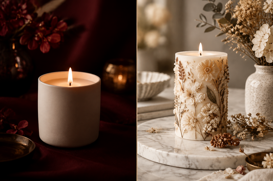 Low Temperature Wax Play Candles vs. Décor Candles: The Complete Comparison
