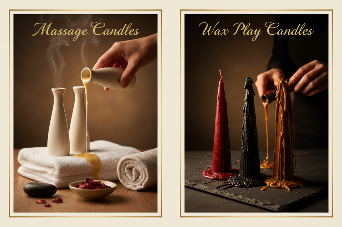 Massage Candles vs. Wax Play Candles India: Which is Right for You?